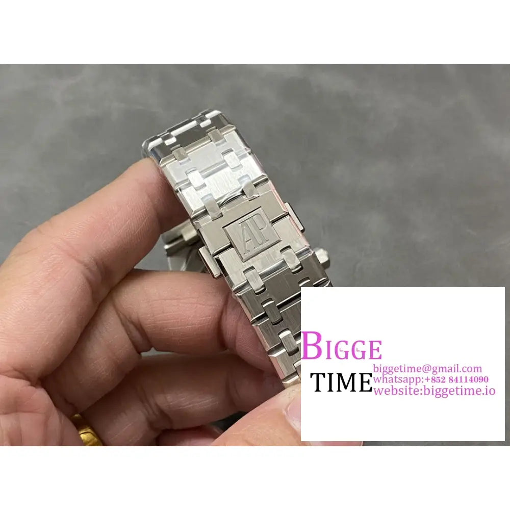 Ap Royal Oak 50Th Anniversary 41Mm 15510 Blue Dial Ss Bracelet Zf Sa4302 Audemars Piguet