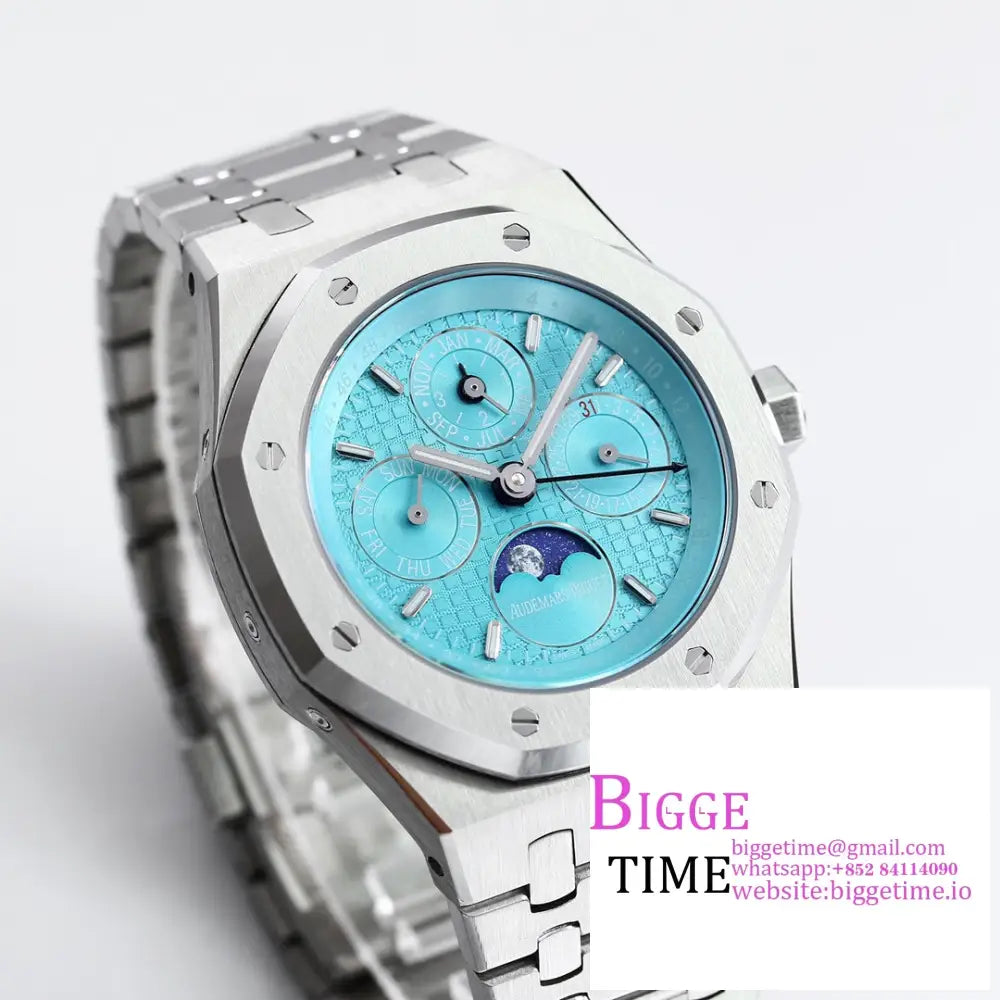 Ap Royal Oak 41Mm 26574 Ice Blue Dial Ss Bracelet Bbrf A5134 Audemars Piguet