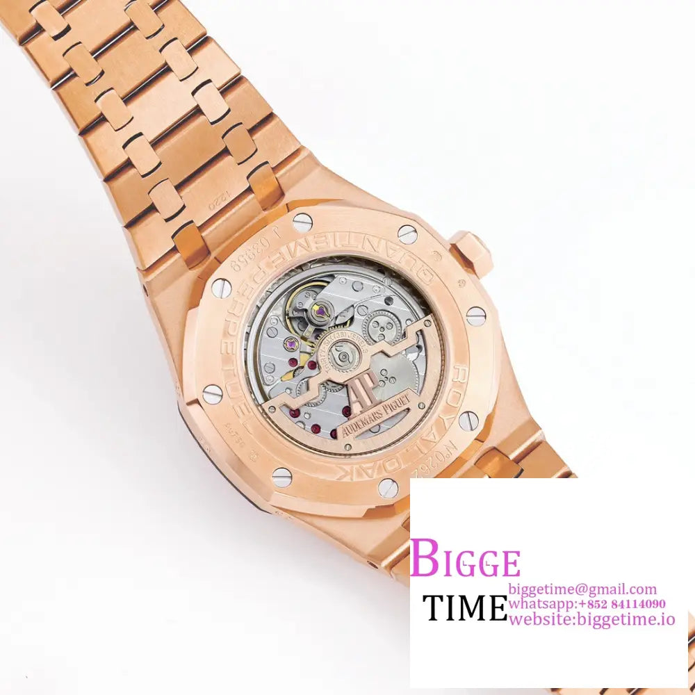Ap Royal Oak 41Mm 26574 Rg Blue Dial Bracelet Bbrf A5134 Audemars Piguet