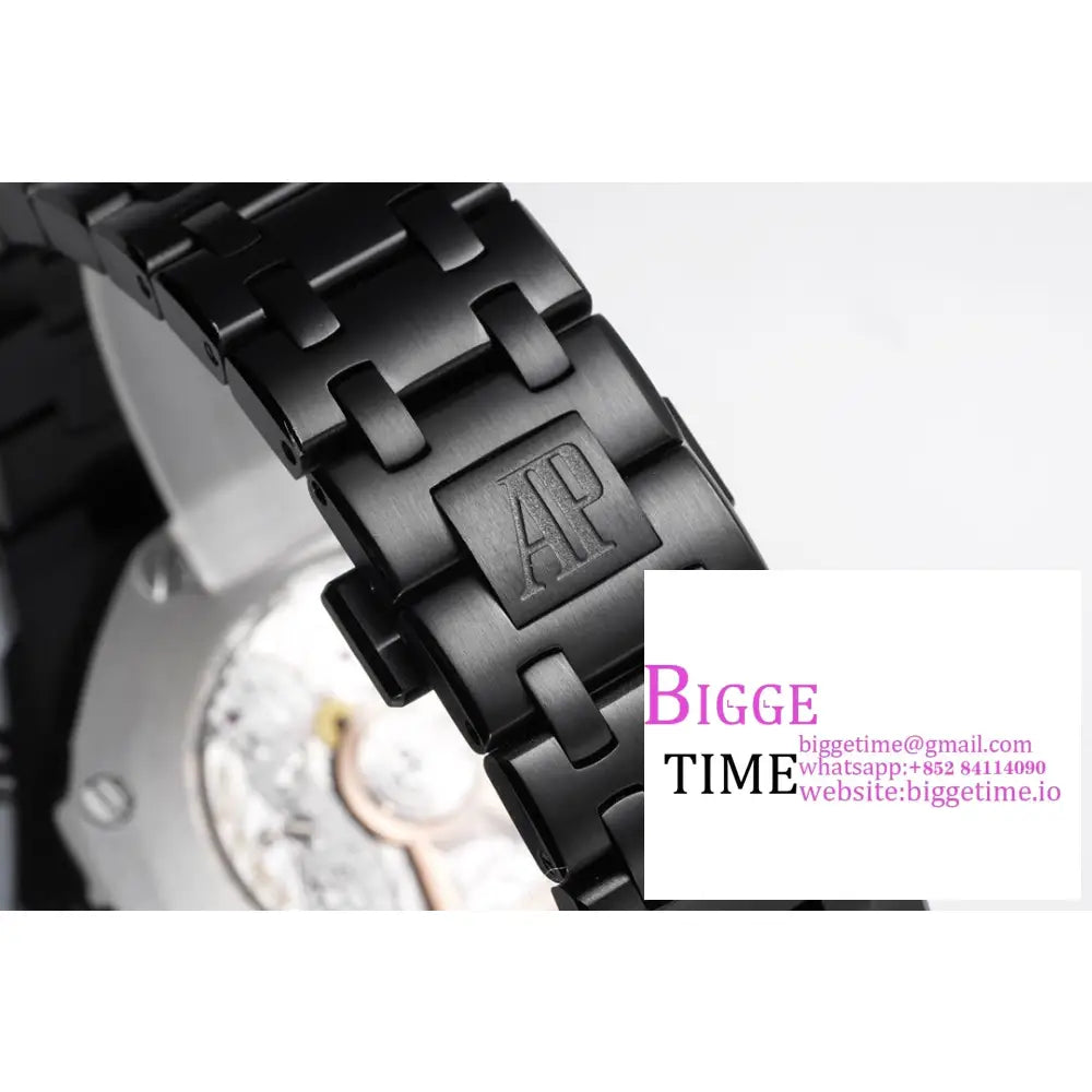 Ap Royal Oak Offshore 42Mm Ceramic Bezel Black Dial Bracelet Apf A7750 Audemars Piguet