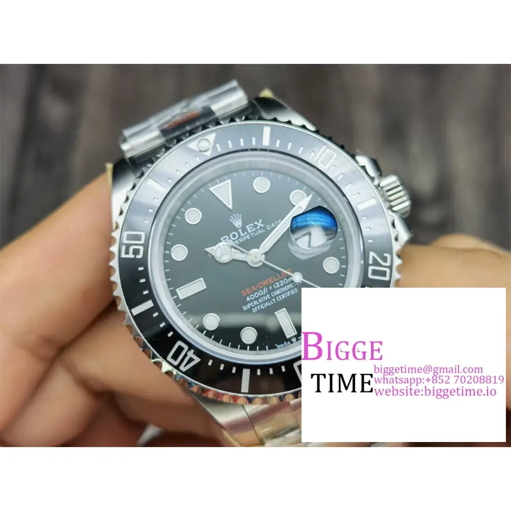 Sea Dweller 43Mm 126600 Single Red Black Dial Ss Bracelet Vsf Vs3235 Rolex