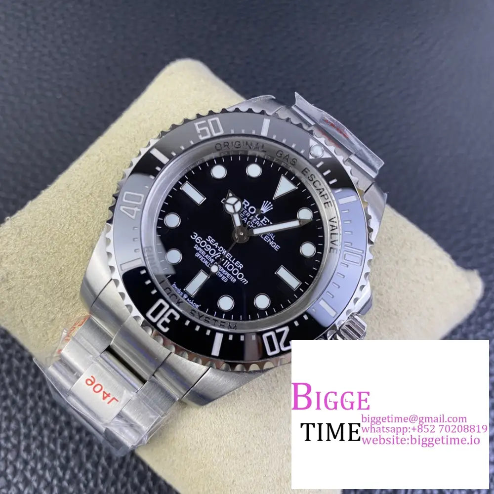 Sea Dweller 44Mm 126660 Black Dial Ss Bracelet Csf Vr3235 Rolex