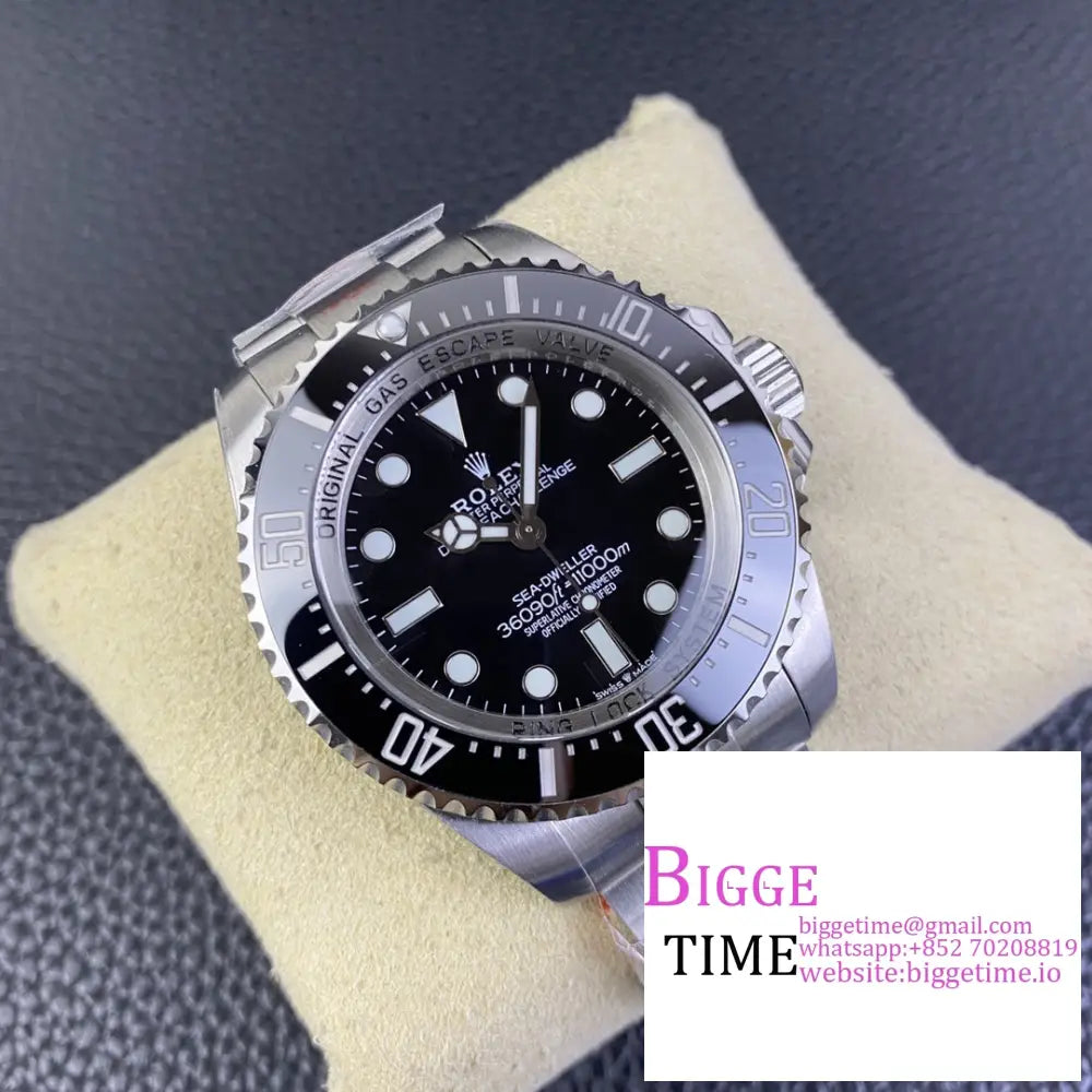 Sea Dweller 44Mm 126660 Black Dial Ss Bracelet Csf Vr3235 Rolex