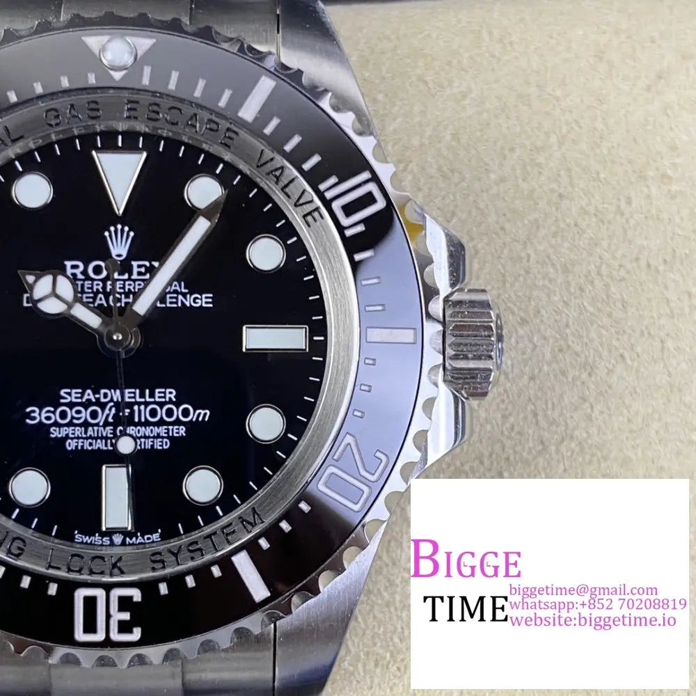 Sea Dweller 44Mm 126660 Black Dial Ss Bracelet Csf Vr3235 Rolex