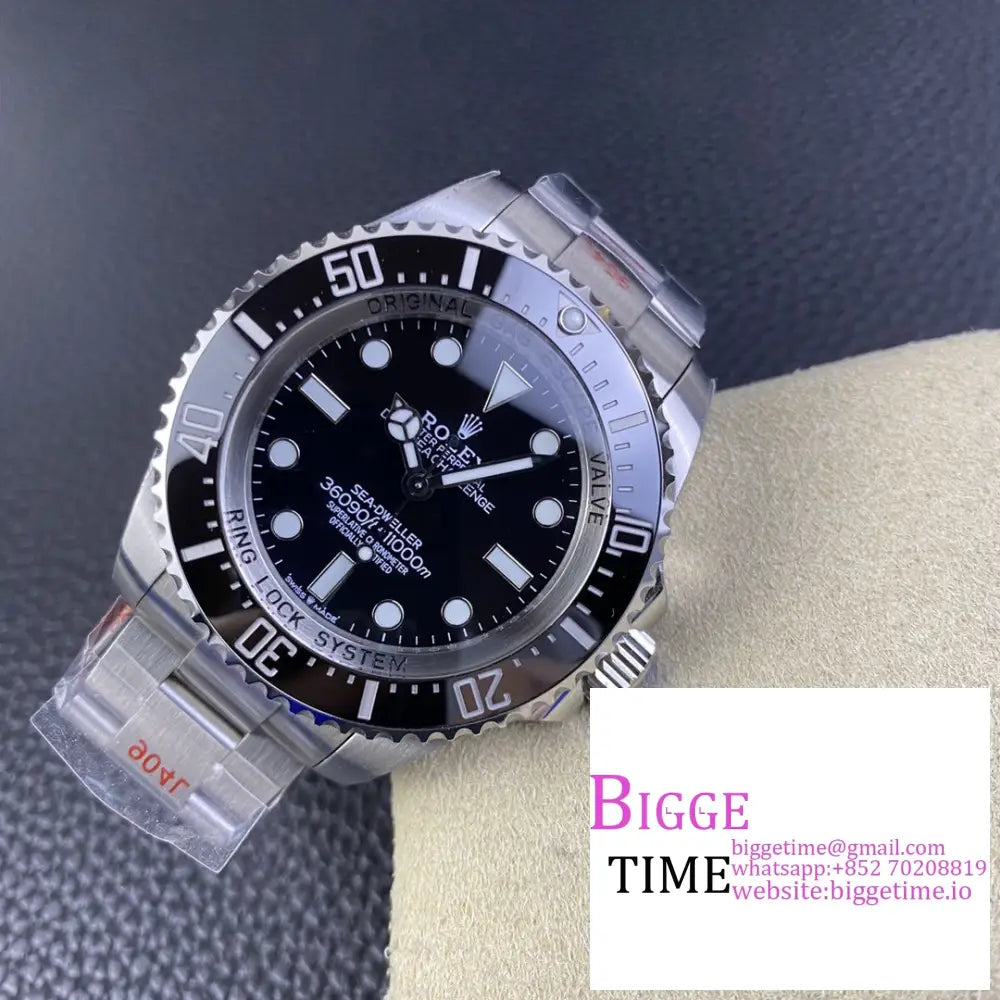 Sea Dweller 44Mm 126660 Black Dial Ss Bracelet Csf Vr3235 Rolex