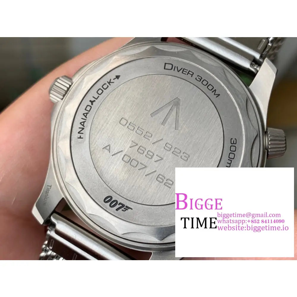 Seamaster Diver 300M “No Time To Die” 42Mm Nttd Black Dial Ss Mesh Bracelet Vsf A8806 Omega