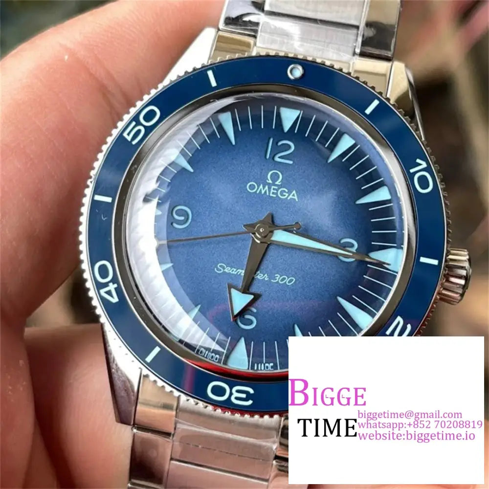 Seamaster Diver 300M Heritage 41Mm Blue Dial Ss Bracelet Vsf A8912 Omega