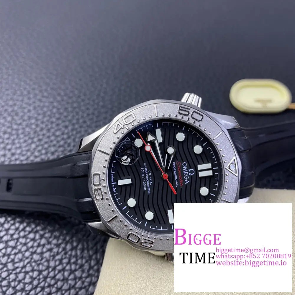 Seamaster Diver 300M Nekton 42Mm Black Dial Rubber Strap Vsf A8806 Omega