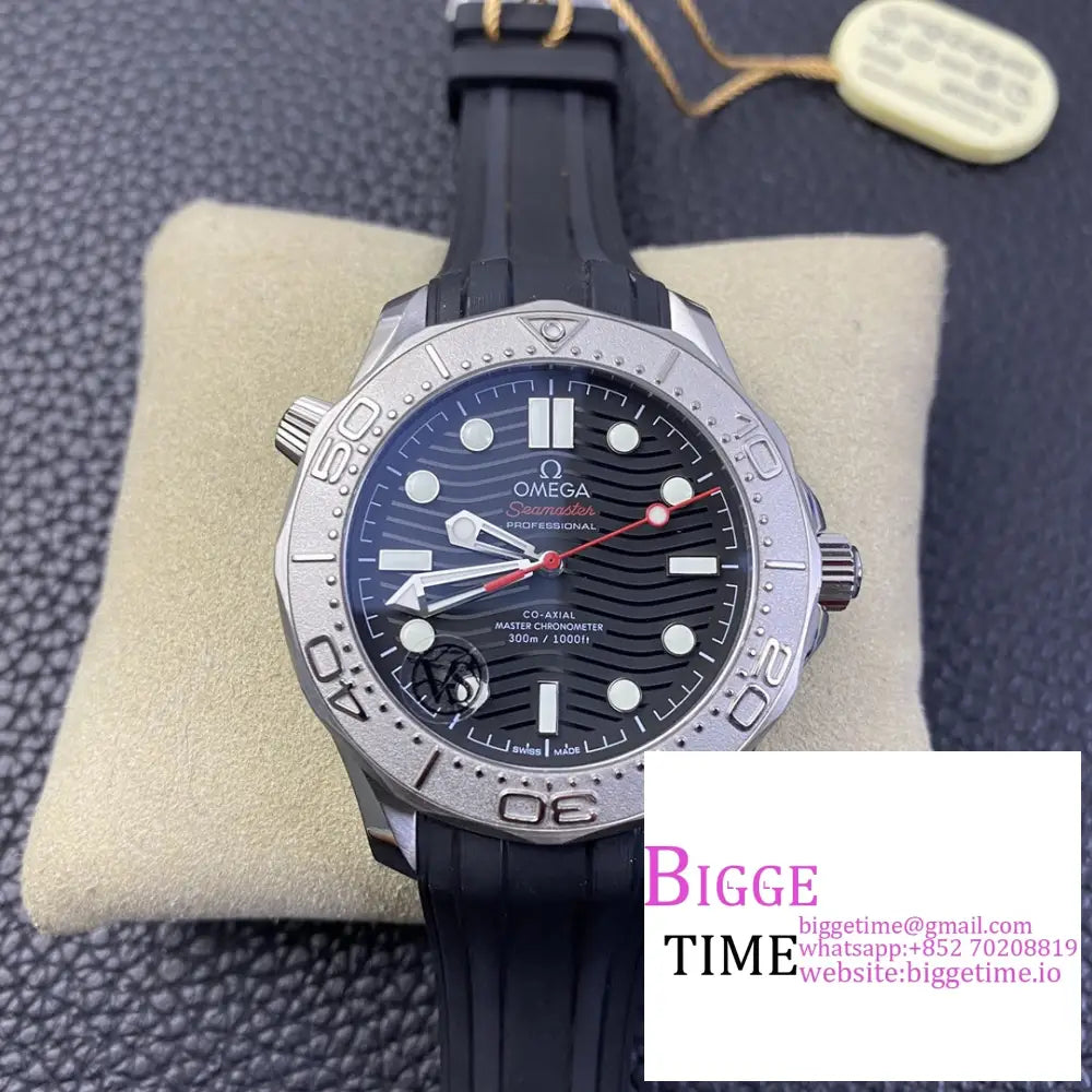 Seamaster Diver 300M Nekton 42Mm Black Dial Rubber Strap Vsf A8806 Option1 Omega