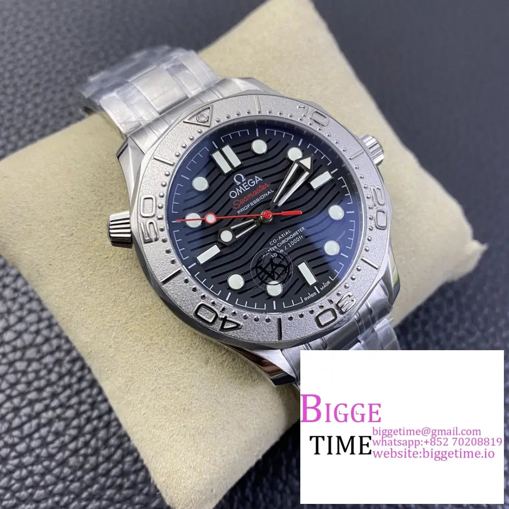 Seamaster Diver 300M Nekton 42Mm Black Dial Ss Bracelet Vsf A8806 Omega