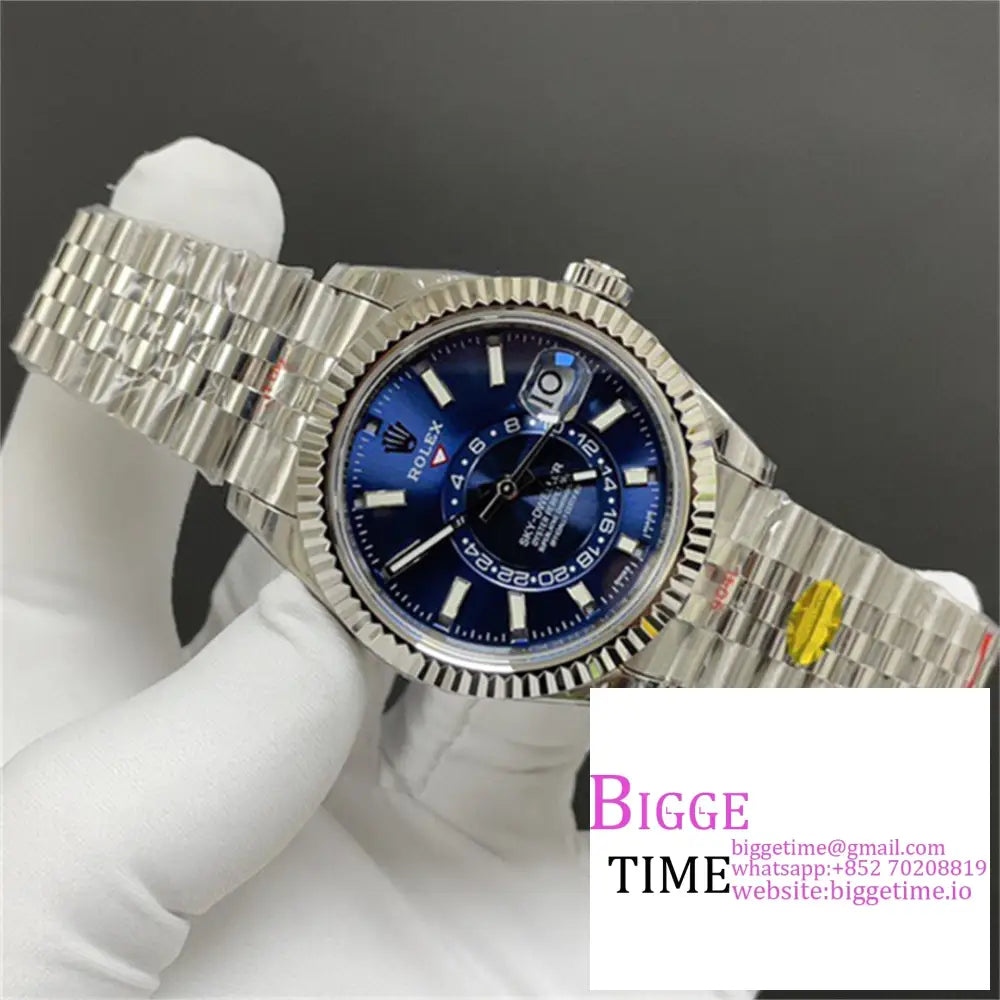 Skydweller 42Mm 326934 Blue Dial Jubilee Bracelet Jnf A23J Rolex