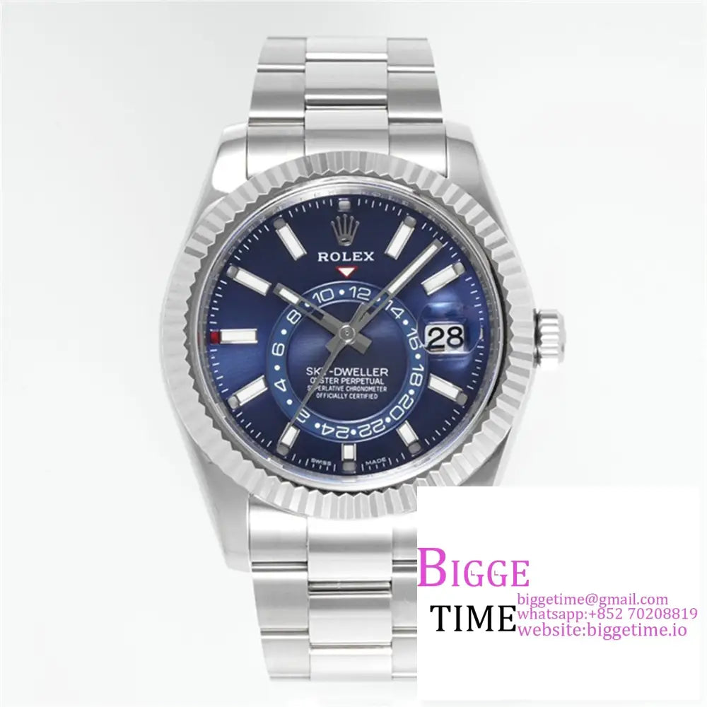 Skydweller 42Mm 326934 Blue Dial Oyster Bracelet Zf A2824 Option1 Rolex