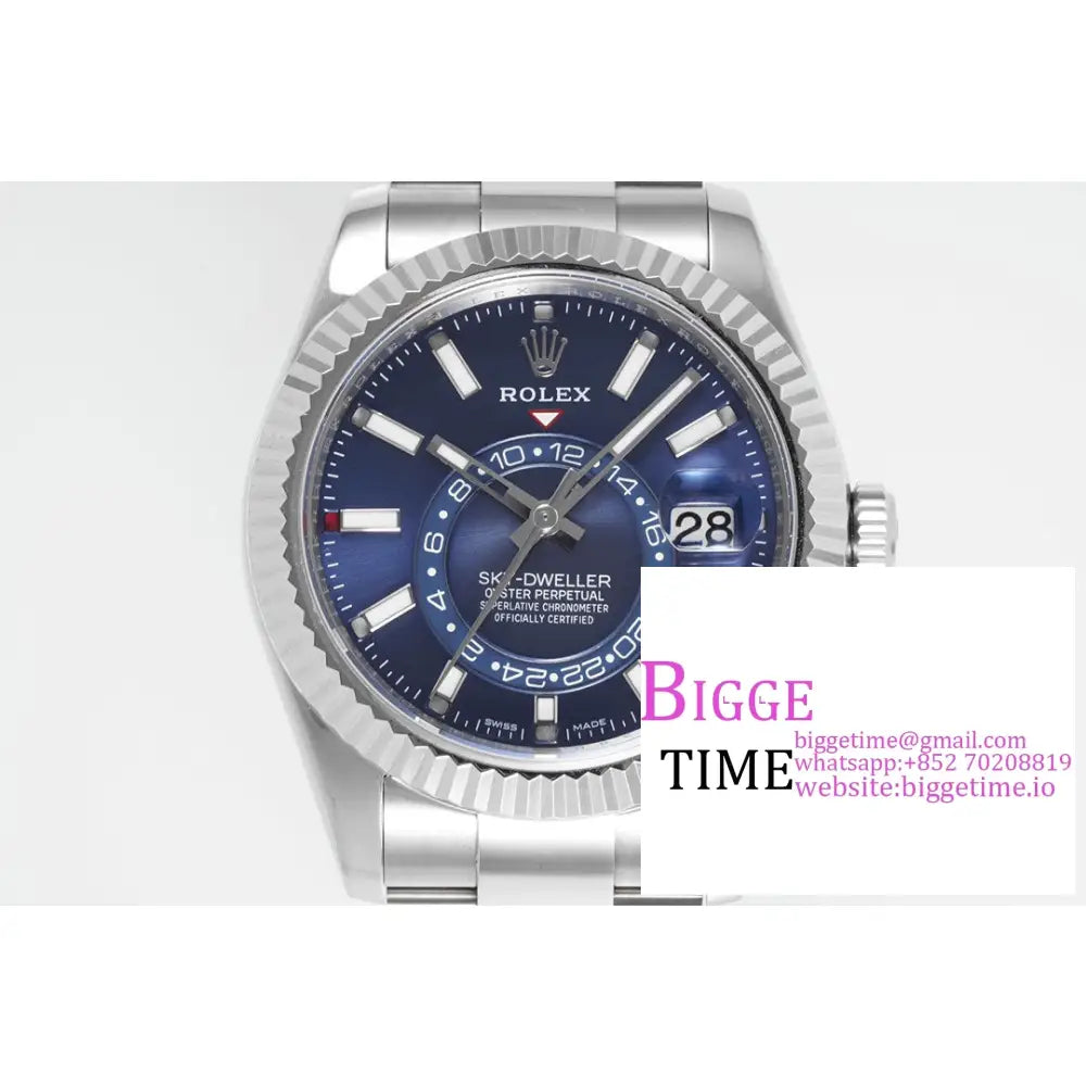 Skydweller 42Mm 326934 Blue Dial Oyster Bracelet Zf A2824 Rolex