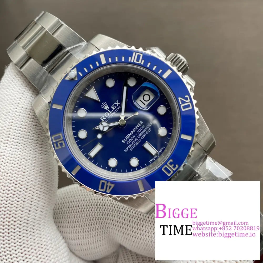 Submariner 40Mm 116610Lb 904L Ceramic Blue Dial Ss Bracelet Vsf Vs3135 Rolex