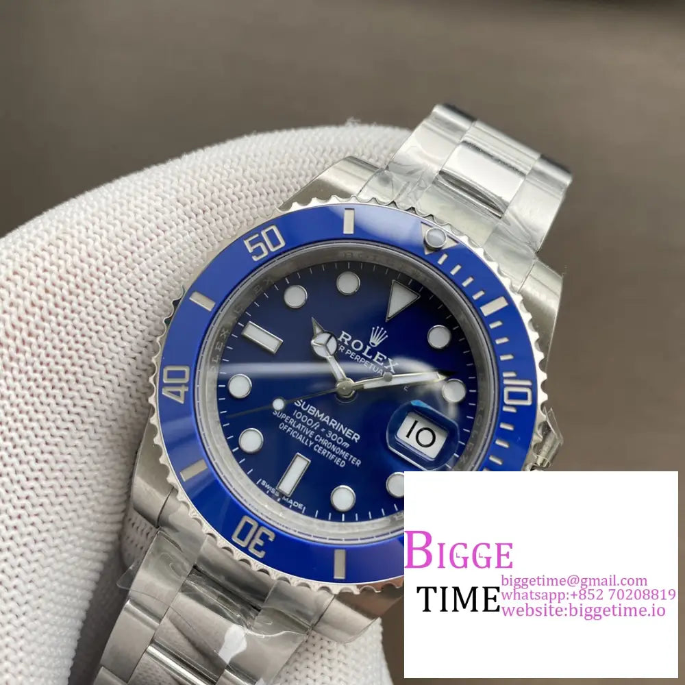 Submariner 40Mm 116610Lb 904L Ceramic Blue Dial Ss Bracelet Vsf Vs3135 Rolex