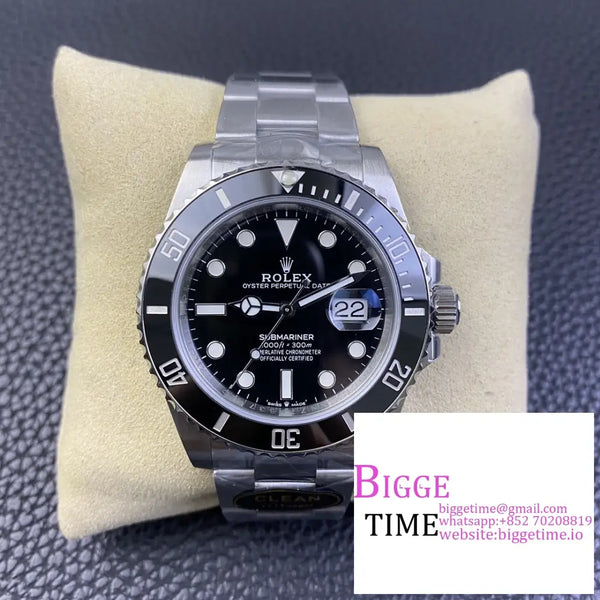 Submariner 41Mm 126610Ln 904L Ceramic Black Dial Ss Bracelet Clean Factory Cf Vr3235 Option1 Rolex