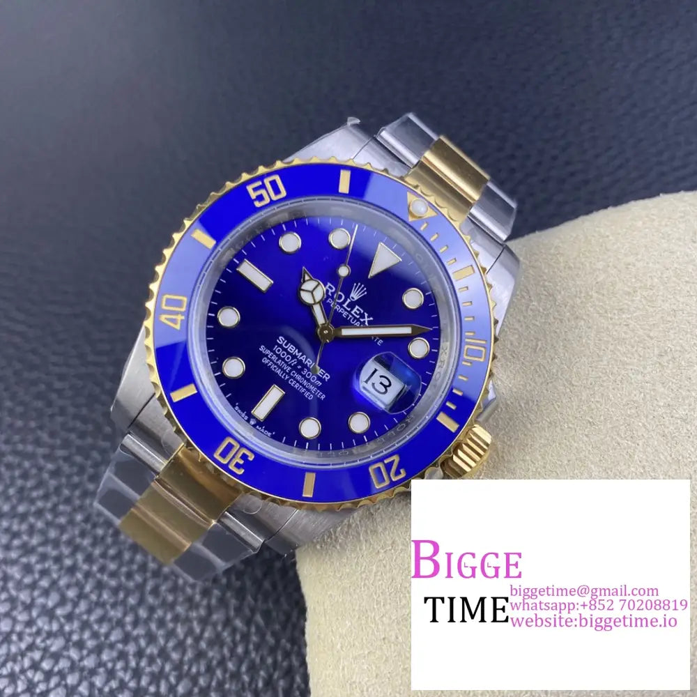 Submariner 41Mm 126613Lb 904L Ceramic Blue Dial Yg/Ss Bracelet Vsf Vs3235 Rolex