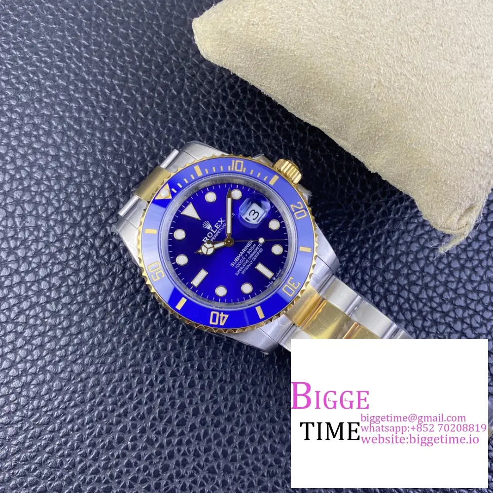 Submariner 41Mm 126613Lb 904L Ceramic Blue Dial Yg/Ss Bracelet Vsf Vs3235 Rolex