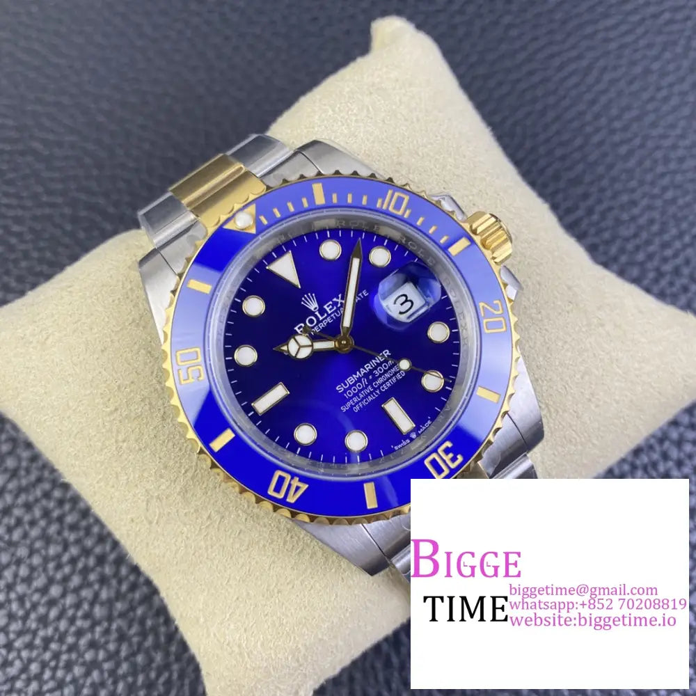 Submariner 41Mm 126613Lb 904L Ceramic Blue Dial Yg/Ss Bracelet Vsf Vs3235 Rolex