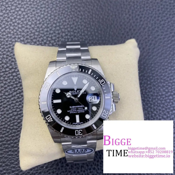 Submariner Cf 40Mm 116610Ln 904L Ceramic Black Dial Ss Bracelet Clean Factory Vr3135 Option1 Rolex