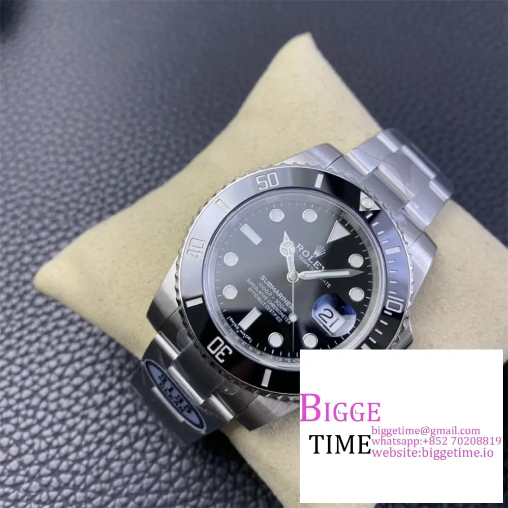 Submariner Cf 40Mm 116610Ln 904L Ceramic Black Dial Ss Bracelet Clean Factory Vr3135 Rolex