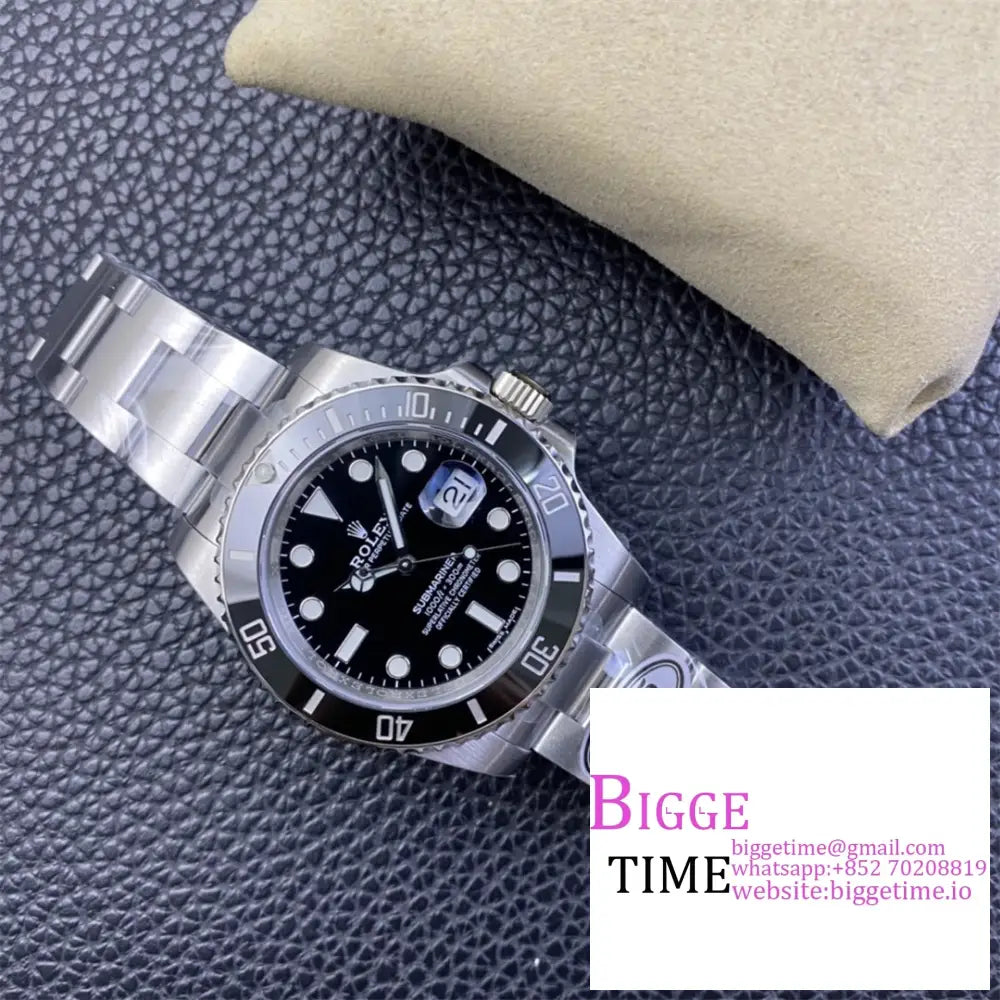 Submariner Cf 40Mm 116610Ln 904L Ceramic Black Dial Ss Bracelet Clean Factory Vr3135 Rolex