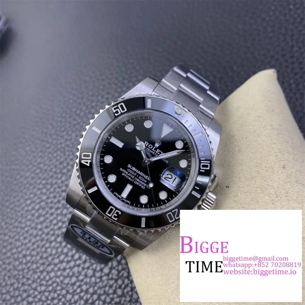 Submariner Cf 40Mm 116610Ln 904L Ceramic Black Dial Ss Bracelet Clean Factory Vr3135 Rolex