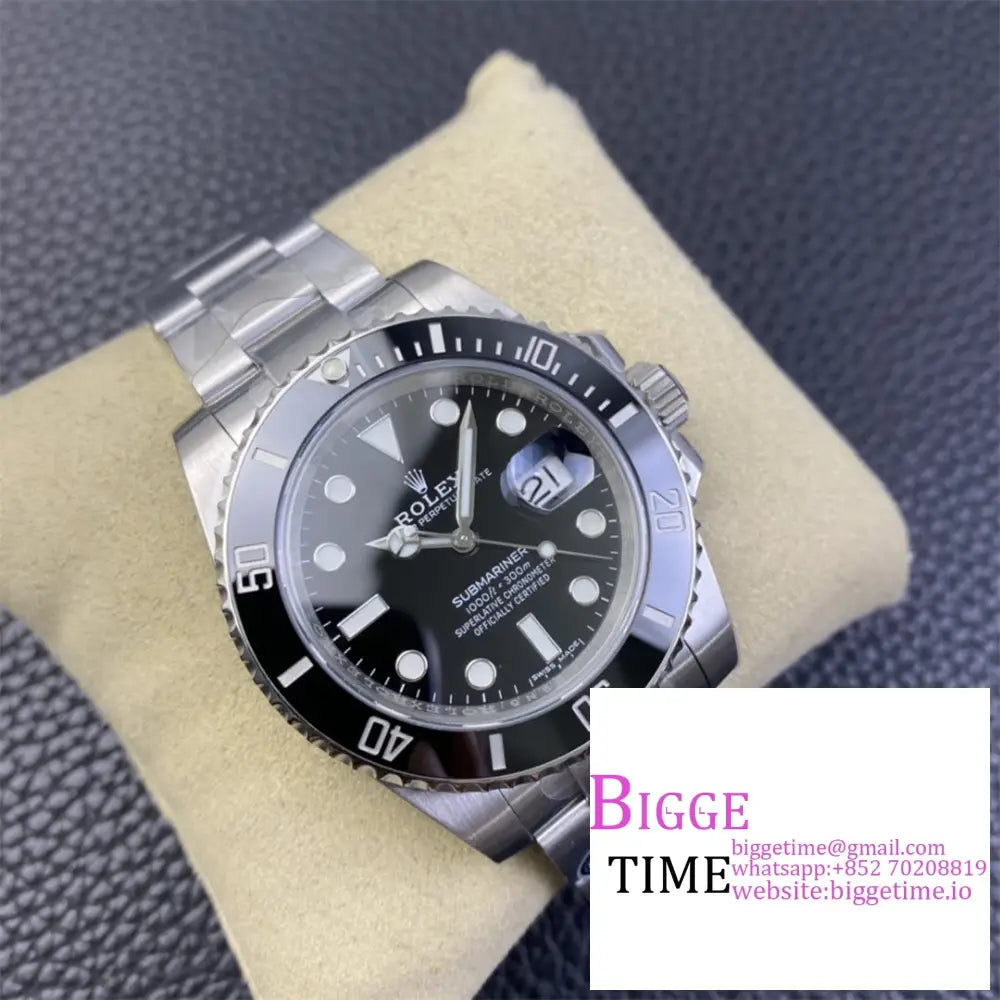 Submariner Cf 40Mm 116610Ln 904L Ceramic Black Dial Ss Bracelet Clean Factory Vr3135 Rolex