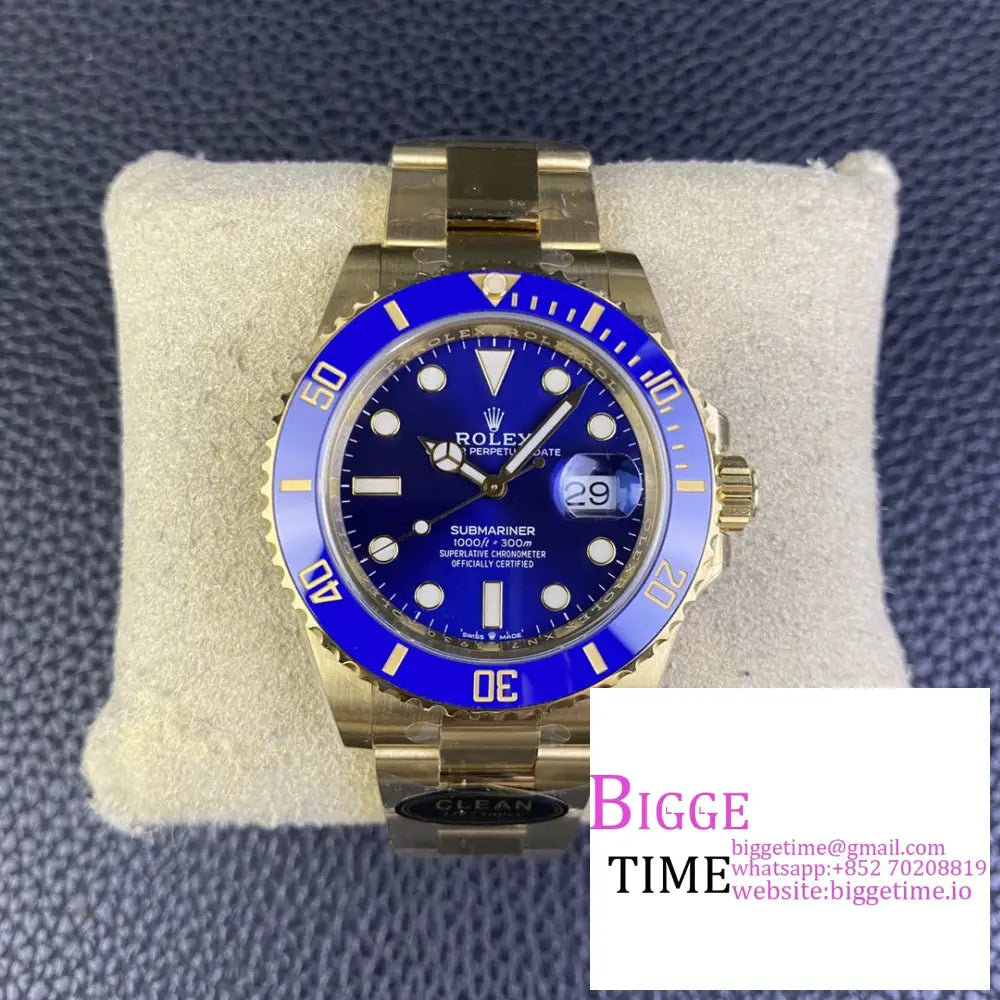 Submariner Cf 41Mm Yg 126618Lb 904L Ceramic Blue Dial Bracelet Clean Factory Vr3235 Option1 Rolex