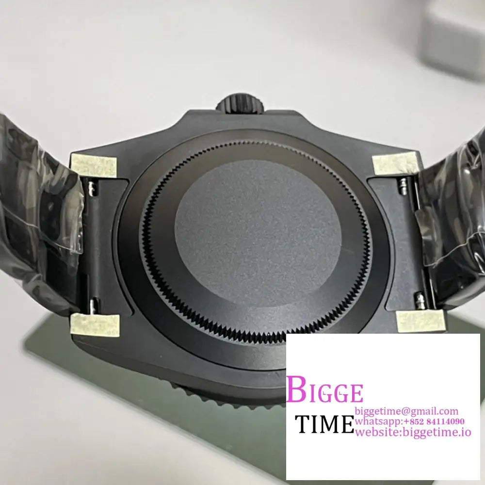Diw Submariner 40Mm Dlc Green/Black Dial Ss Bracelet Vsf Vs3135 Rolex