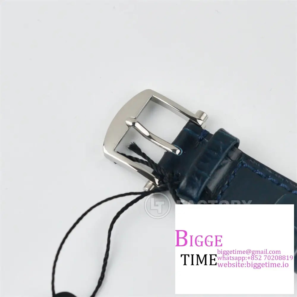 Tradition 40Mm White Dial Black Leather Strap Ltf Manual Breguet