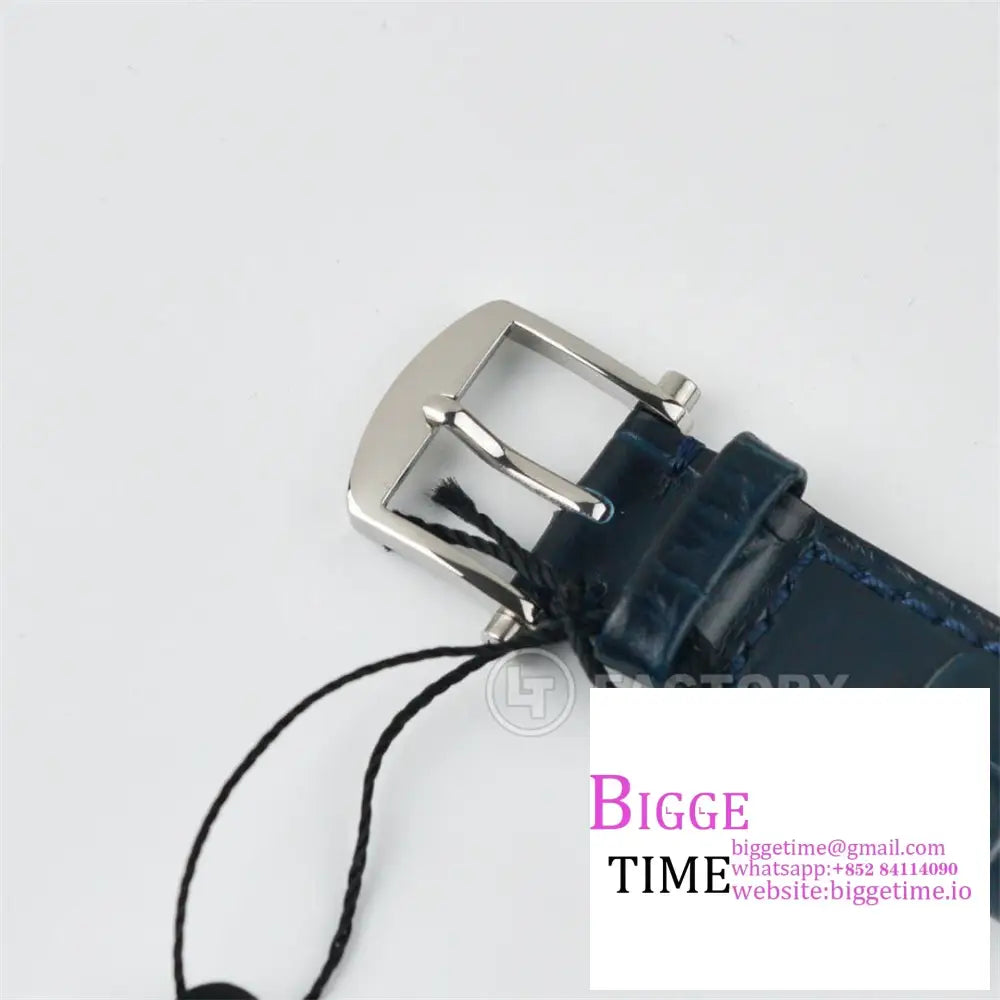 Tradition 40Mm White Dial Black Leather Strap Ltf Manual Breguet