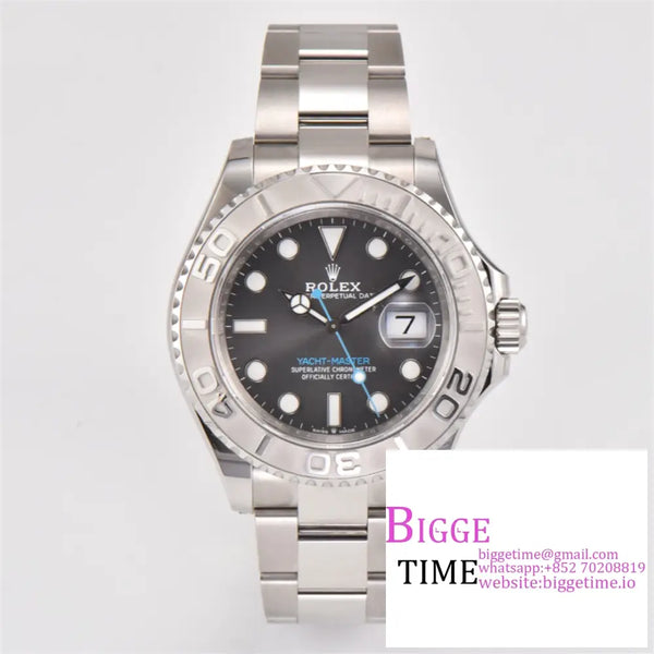 Yacht-Master 40Mm 116622 Grey Dial Ss Bracelet Clean Factory Cf Vr3235 Option1 Rolex