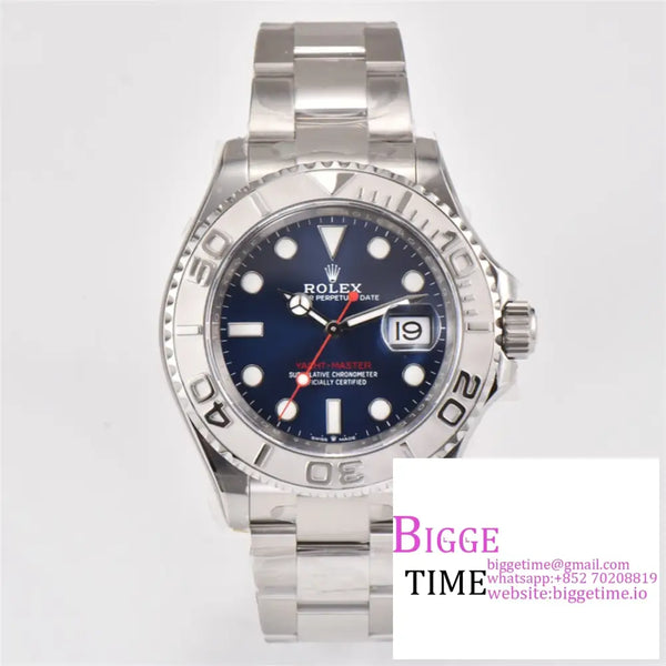 Yacht-Master 40Mm 126622 Blue Dial Ss Bracelet Clean Factory Cf Vr3235 Option1 Rolex