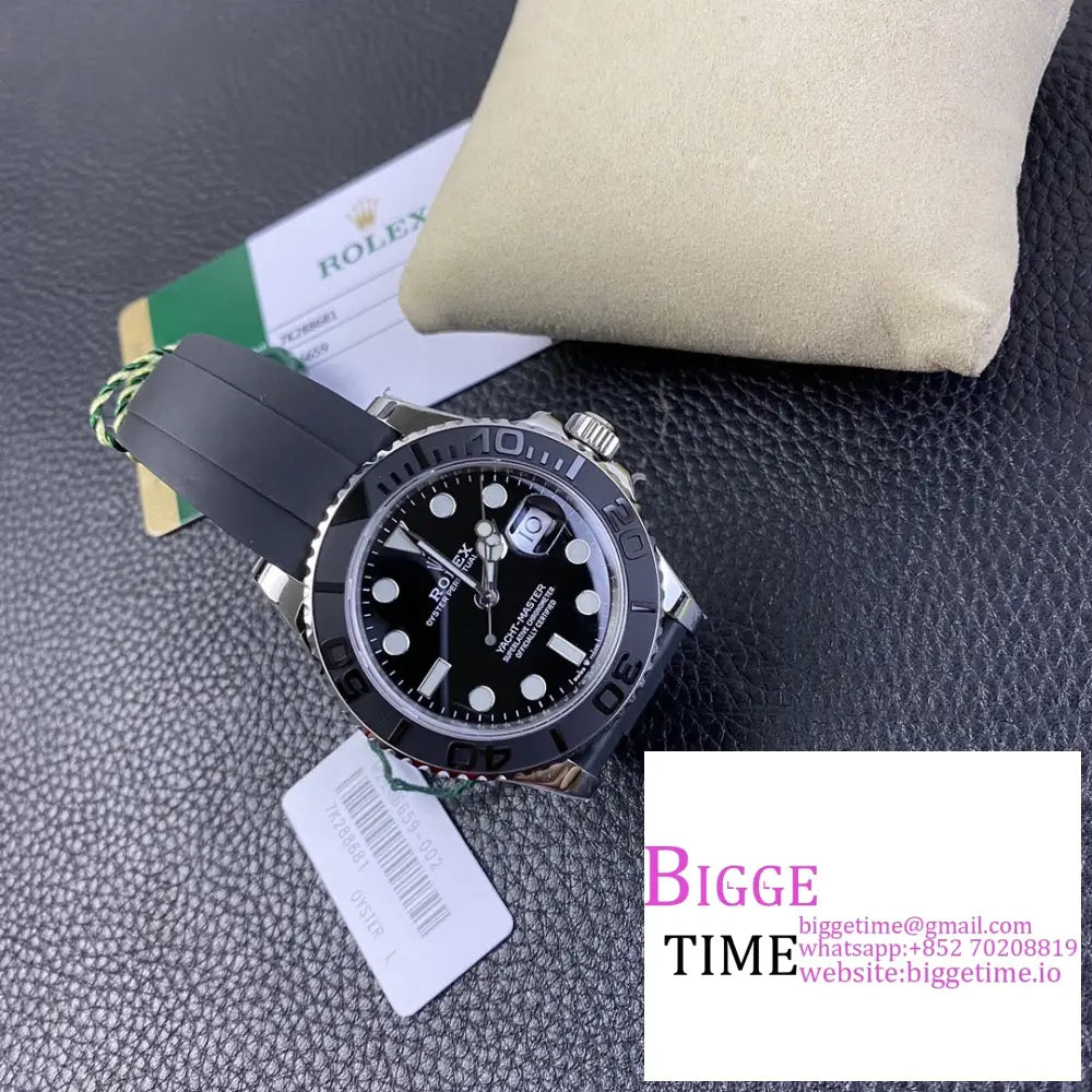 Yacht-Master 42Mm 226659 Ceramic Black Dial Oysterflex Strap Vsf Vs3235 Rolex