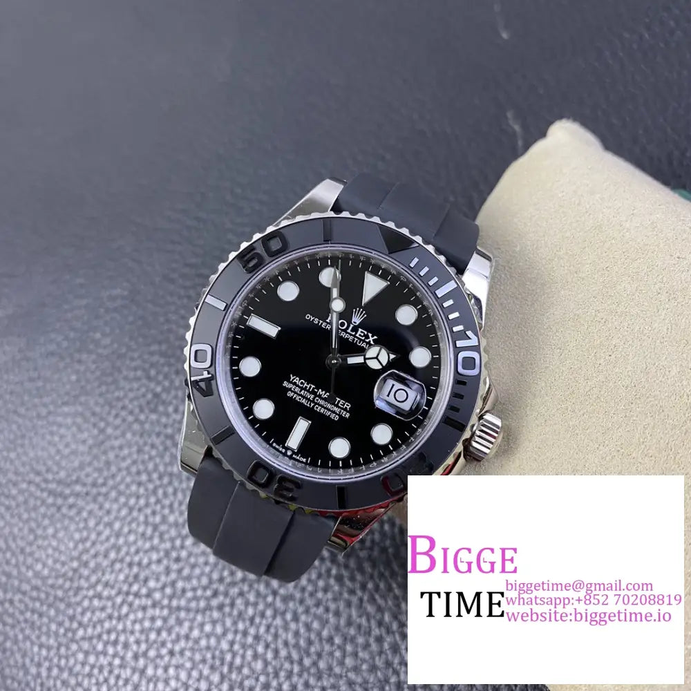 Yacht-Master 42Mm 226659 Ceramic Black Dial Oysterflex Strap Vsf Vs3235 Rolex