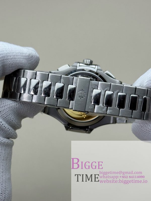 Nautilus 5980 SS 3KF V3  Best Edition black Dial on SS Bracelet - Image 2