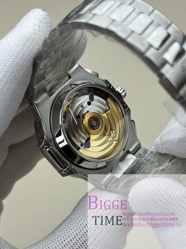Nautilus 5980 SS 3KF V3  Best Edition black Dial on SS Bracelet - Image 3