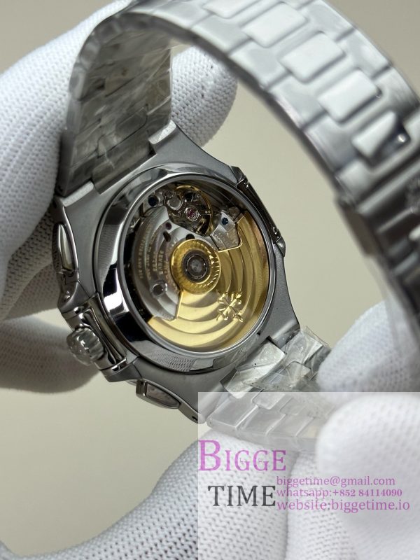 Nautilus 5980 SS 3KF V3  Best Edition black Dial on SS Bracelet - Image 4