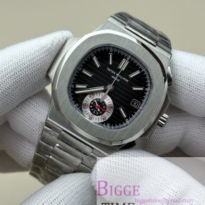 Nautilus 5980 SS 3KF V3  Best Edition black Dial on SS Bracelet