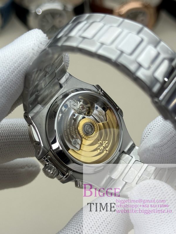 Nautilus 5980 SS 3KF V3  Best Edition Dark blue Dial on SS Strap - Image 3