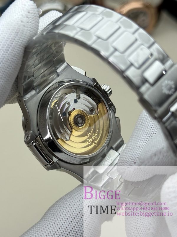 Nautilus 5980 SS 3KF V3  Best Edition Dark blue Dial on SS Strap - Image 4
