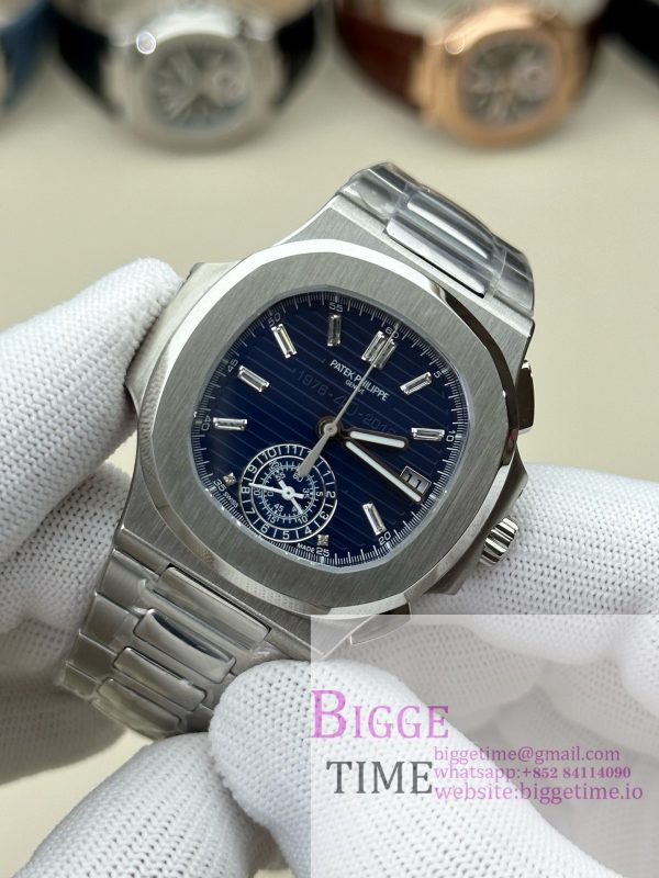 Nautilus 5980 SS 3KF V3  Best Edition Dark blue Dial on SS Strap - Image 8