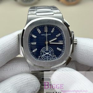 Nautilus 5980 SS 3KF V3  Best Edition Dark blue Dial on SS Strap