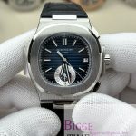 Nautilus 5980 SS 3KF V3  Best Edition Dark blue Dial on Leather Strap