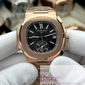 Nautilus 5980 SS 3KF V3  Best Edition black Dial on SS Strap