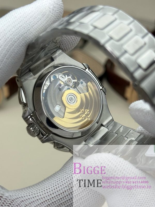 Nautilus 5980 SS 3KF V3  Best Edition blue Dial on SS Strap - Image 3
