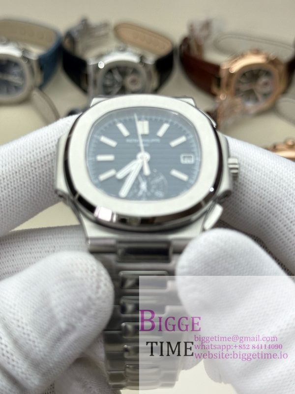 Nautilus 5980 SS 3KF V3  Best Edition blue Dial on SS Strap - Image 7