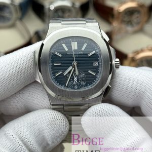 Nautilus 5980 SS 3KF V3  Best Edition blue Dial on SS Strap