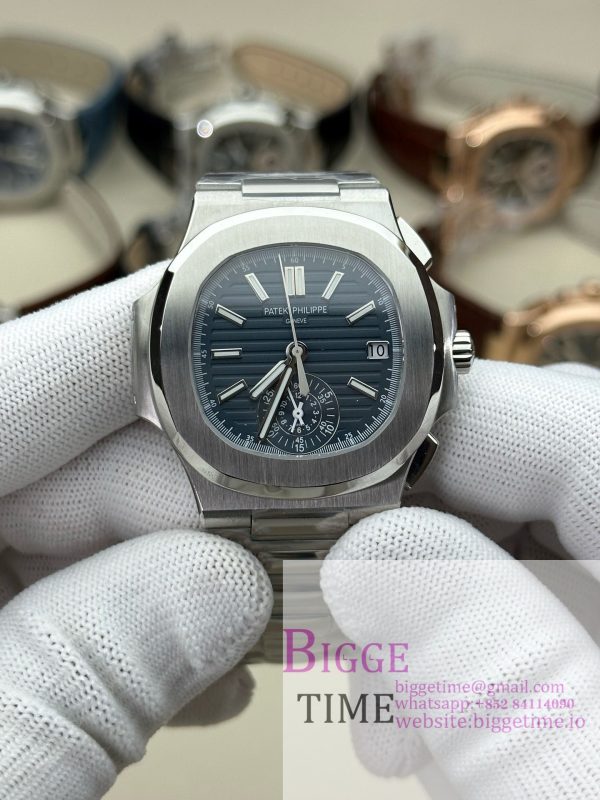 Nautilus 5980 SS 3KF V3  Best Edition blue Dial on SS Strap
